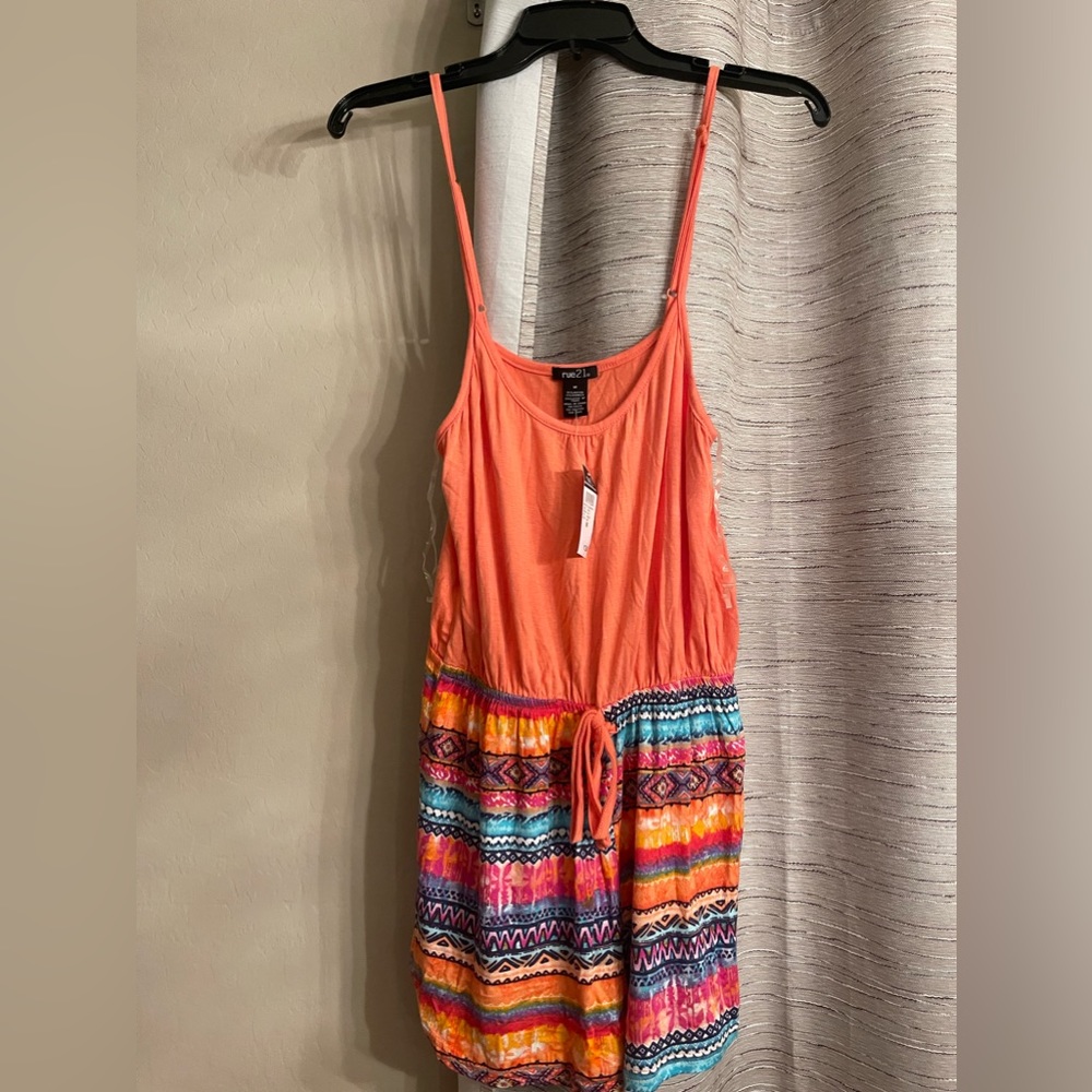 Romper with adjustable straps